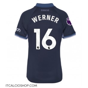 Tottenham Hotspur Timo Werner #16 Seconda Maglia Femmina 2023-24 Manica Corta